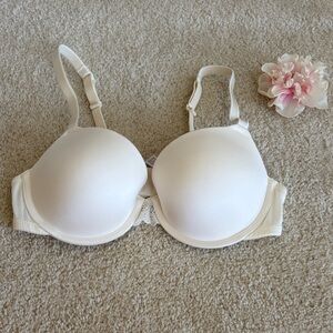 Auden Cream padded Bra, 34C